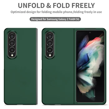 Anti-Alunecare de Protecție Greu de Pliere Caz Acoperire pentru Samsung Galaxy Z Fold4 5G Ori 4 Fold3 Fold2 Ori 2 3 Non-Amprente Acoperă