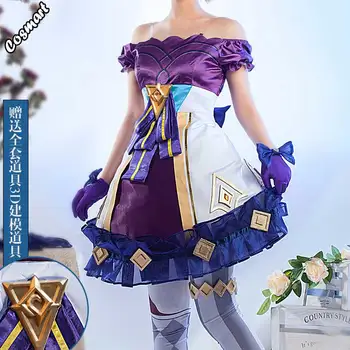 Anime Joc LOL Gwen Sfințit Croitoreasă Cosplay Costum de Luptă Lolita Rochie Uniformă Petrecere de Halloween, Costum Pentru Femei 2021 NE