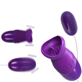 Multi-viteză Limba Oral Lins Vibratoare USB Vibratoare Ou de G-spot Vagin Masaj Stimulator Clitoris Jucarii Sexuale pentru Femei pentru Sex-Shop