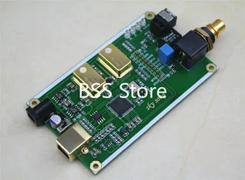 XMOS XU208 asincron USB coaxial fibră optică de ieșire interfață digitală IIS DSD256 SPDIF dop64 senzor
