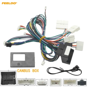 FEELDO Car Audio 16pin Fasciculului de Cabluri de Sârmă de cablu cu Cabus Cutie Pentru Renault Megane/Fluence/Koleos Stereo de Instalare Adaptor
