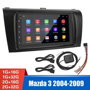 7 Inch Radio Auto 2 Din Android De 10.1 Touch Screen Multimedia Player Audio-Video Pentru Mazda 3 2004-2009 GPS FM Video WiFi