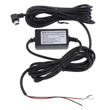 Hardwire Kituri de 12/24V la 5V 1.5 a Mini USB Dreapta Îndoiți Cablul de Instrumente