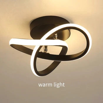 18W LED Lampă de Plafon Luminos de Culoare Plafon Lumina Alb/Calda/Lumină Naturală Moderne Vârtej Lampa de Reglaj Lampă de Plafon Decor Acasă