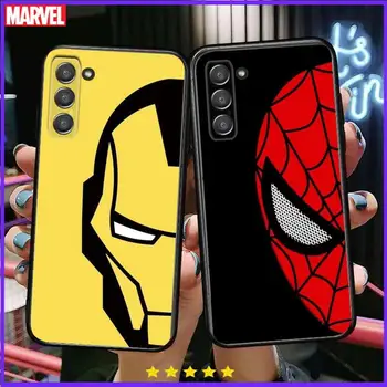 Marvel Spider-Man, Iron Man Telefon acopere coca Pentru SamSung Galaxy s6 s7 S8 S9 S10E S20 S21 S5 S30 Plus S20 fe 5G Lite Ultra Marginea