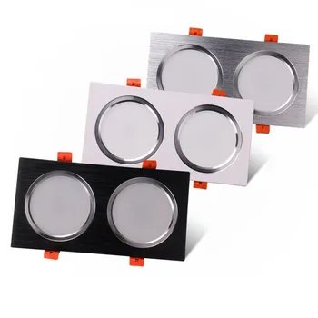Estompat Încastrat Anti Orbire Spoturi cu LED-uri 12W/18W/24W SMD5730 Chip Tavan Lumini la fața Locului AC85~265V Fundal Lămpi+Led Disk