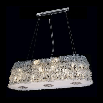 Oval de Cristal K9 Pahar de Lux Candelabru Franța Agățat Lumina Decor pentru Dormitor