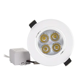 10pc Mare Spot Downlight LED-uri Reglabile 1W 3W 4W 5W 7W Încastrat LED Lumina Alb Corp de 30 de Grade 110V 220V Calitate Excelenta