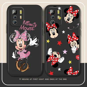 Disney Mickey Si Minnie Telefon Caz Pentru Xiaomi Redmi Note 5 5A 6 8 9 9 10 11 11 12 Pro Plus Max 4G 5G Negru Funda Coperta Moale