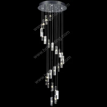 Led-uri de interior Scara Lampă de Agățat candelabru de cristal Moderne LED-uri de Mare Camera de zi Candelabre de Cristal Corpuri de iluminat pentru Scara