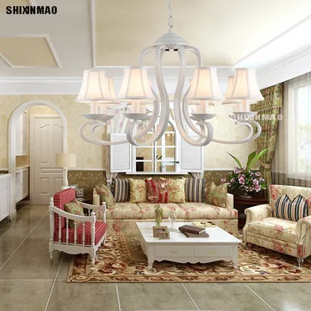 De lux metal Alb lampă de Înaltă calitate alb pandantiv sufragerie/ dormitor / camera de zi