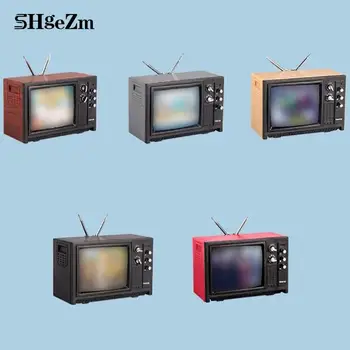 1:12 Casă de Păpuși TV Control de la Distanță de Simulare Miniaturale de Mobilier casă de Păpuși Decor Camera de Televiziune