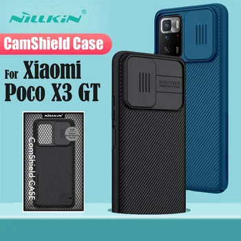 Pentru Xiaomi Poco X3 GT Caz NILLKIN CamShield Caz Slide Camera Capac Obiectiv de Confidențialitate de Protecție Capacul din Spate Pentru Xiaomi Poco X3 GT