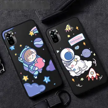 Creative astronaut univers instelat desene animate Cazul în care Telefonul Pentru Huawei P20 P30 P40 Pro onoare pereche 7a 8a 9x 10i lite