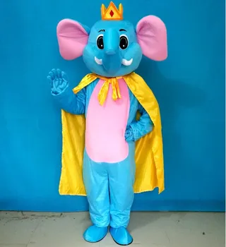 Nou Stil de Elefant Mascota, Costume de Desene animate Mascotte Îmbrăcăminte pentru Animal Adult Tema Petrecere de Halloween, Eveniment Rochie Fancy 0