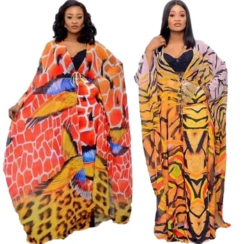 Două Bucata Set pentru Femei Toamna Iarna Haine Africane Rochii pentru Femei 2021 Crăciun Rochie de Petrecere Topuri Pantaloni Seturi de Haine Plus Dimensiunea