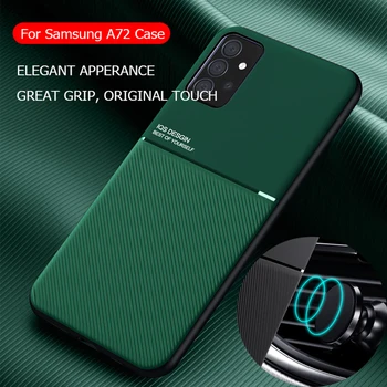 Caz de telefon Pentru Samsung Galaxy A72 A52 A02S A02 M02 UE 5G de Lux din Piele PU Linie Textura de Acoperire Pentru Samsung A32 A42 A12 5G Cazuri