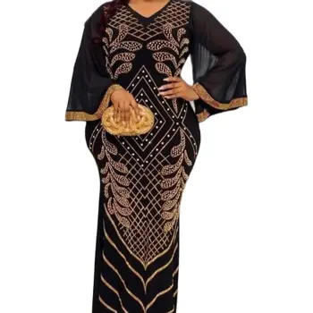 2022 Toamna Dungă Africa De Îmbrăcăminte Musulman Lung Maxi Rochie De Moda De Înaltă Calitate Din Africa Rochie Pentru Doamna Africane Rochii Pentru Femei