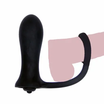 Vibrator din Silicon Sex Anal Toy Curea Pe Penis artificial Masaj de Prostata Butt Plug Adult Sex Produs Masina de Sex pentru Bărbați