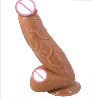 Realiste Mare Dildo-Uri De Alunecare Pielea Penisului Ventuza Penis Urias Vibratoare Pentru Femei Femei De Silicon Gay Adult Sex Toys S3409