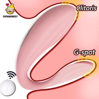 Control de la distanță Dublu Vibratoare pentru Cuplu Portabil Vibrator Wireless Chilotei Vibrator pentru Clitoris Vagin Stimularea Adult Jucarii Sexuale Femei