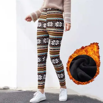 Femei Pantaloni Cald Jambiere Plus Catifea Îngroșat Elastic Talie Mare de Pluș Pantaloni 2022 Noi