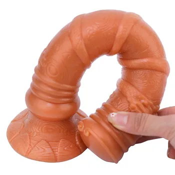 FAAK Animal Cal Penis Vibrator Realist din Silicon Lung Fraier Penis Anal, Dop de Fund Jucarii Sexuale Pentru Barbati Femei Masturbari Penis 18+
