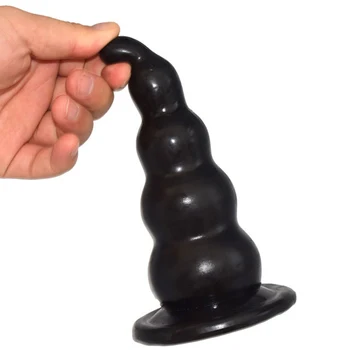 Noul PVC Anal Plug Jucarii Sexuale Pentru Femei Pagoda Forma de Cap de 1,5 cm-Max Grosime 6cm Introduce Vagin Adult Produs Masturbari