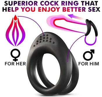 Bărbați de silicon vibrator Penis Inele de Jucarii Sexuale pentru Barbati durată Cușcă Audlt Jocuri Produse de Cupluri Instrumente femeia patrunde barbatul Mașină Erotic Shop