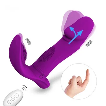Ușor de purtat Chilotei Dildo Vibrator SWireless Control de la Distanță ex Jucării pentru Femei Adulte 18 Vaginale Lovit Atinge punctul G, Clitorisul T L1