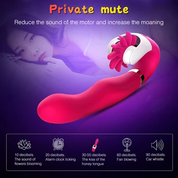Mut de Rotație Penis artificial Vibratoare Pizde Masaj Limba Lins Oral jucarii Sexuale pentru Femei pentru Orgasm Stimulator Adult Produs 1