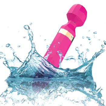 G-Spot Stimularea Vibrator Stimulator Clitoris AV Vibrator USB Reîncărcabilă 10 Tipuri de Frecvențe Orgasm pentru Femei 1