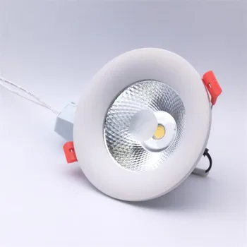 Fre de Transport Estompat 10W 15W LED COB Tavan în Jos Lumina Dowlight alb Cald/alb Natural/ alb Rece Încastrat Lampa AC85-265V 1