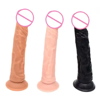 NNSX Piele emulational vibrator Mini penis Portabil anal plug pentru exterior stimularea 18+Cu ventuza Cupluri Jucarii Sexuale 5